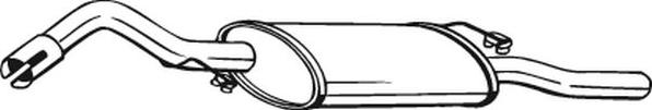 Bosal 278-581 - Toba esapament finala aaoparts.ro