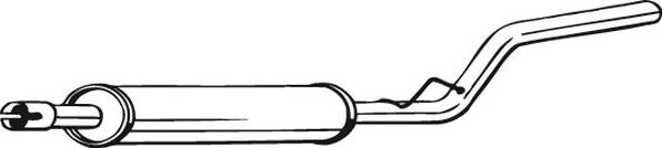 Bosal 278-315 - Toba esapamet intermediara aaoparts.ro