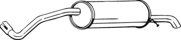 Bosal 278-715 - Toba esapament finala aaoparts.ro