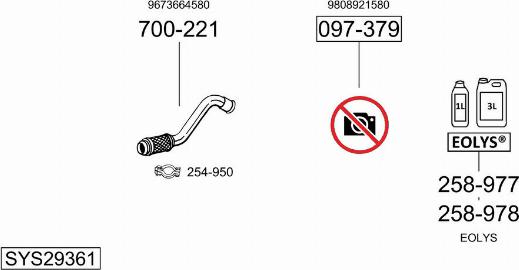 Bosal SYS29361 - Sistem de esapament aaoparts.ro