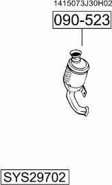 Bosal SYS29702 - Sistem de esapament aaoparts.ro