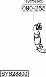 Bosal SYS28800 - Sistem de esapament aaoparts.ro