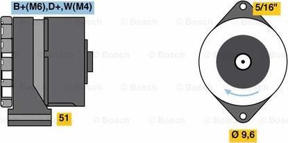BOSCH 9 120 080 197 - Generator / Alternator aaoparts.ro