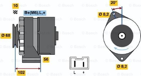 BOSCH 9 120 144 278 - Generator / Alternator aaoparts.ro
