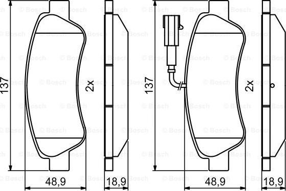 BOSCH 0 986 494 994 - Set placute frana,frana disc aaoparts.ro