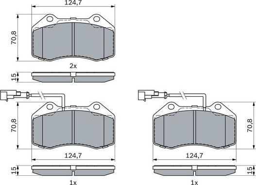 BOSCH 0 986 494 903 - Set placute frana,frana disc aaoparts.ro