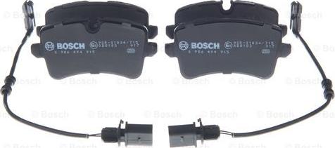 BOSCH 0 986 494 915 - Set placute frana,frana disc aaoparts.ro