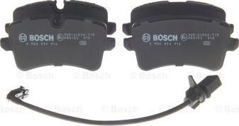 BOSCH 0 986 494 916 - Set placute frana,frana disc aaoparts.ro