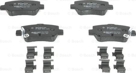 BOSCH 0 986 494 933 - Set placute frana,frana disc aaoparts.ro