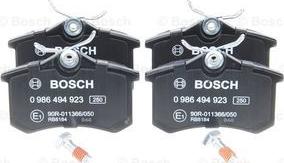 BOSCH 0 986 494 923 - Set placute frana,frana disc aaoparts.ro
