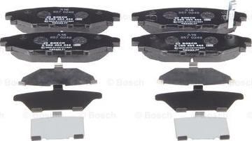 BOSCH 0 986 494 444 - Set placute frana,frana disc aaoparts.ro