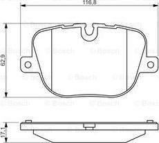 BOSCH 0 986 494 409 - Set placute frana,frana disc aaoparts.ro