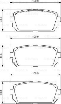 BOSCH 0 986 494 400 - Set placute frana,frana disc aaoparts.ro