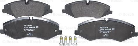 BOSCH 0 986 494 408 - Set placute frana,frana disc aaoparts.ro