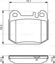 BOSCH 0 986 494 410 - Set placute frana,frana disc aaoparts.ro