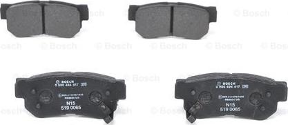 BOSCH 0 986 494 417 - Set placute frana,frana disc aaoparts.ro