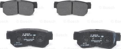 BOSCH 0 986 494 417 - Set placute frana,frana disc aaoparts.ro