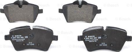 BOSCH 0 986 494 489 - Set placute frana,frana disc aaoparts.ro