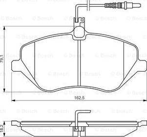 BOSCH 0 986 494 484 - Set placute frana,frana disc aaoparts.ro