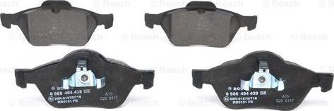 BOSCH 0 986 494 439 - Set placute frana,frana disc aaoparts.ro