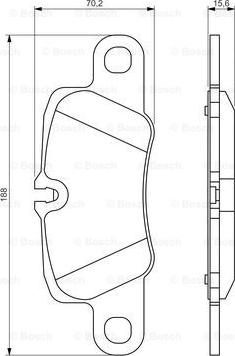 BOSCH 0 986 494 431 - Set placute frana,frana disc aaoparts.ro