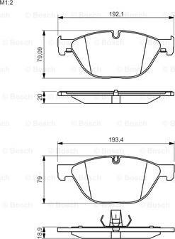 BOSCH 0 986 494 429 - Set placute frana,frana disc aaoparts.ro