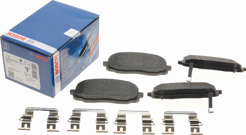 BOSCH 0 986 494 594 - Set placute frana,frana disc aaoparts.ro