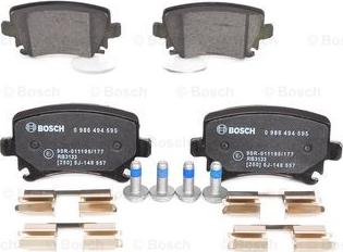 BOSCH 0 986 494 595 - Set placute frana,frana disc aaoparts.ro