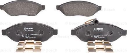 BOSCH 0 986 494 591 - Set placute frana,frana disc aaoparts.ro