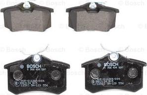 BOSCH 0 986 494 597 - Set placute frana,frana disc aaoparts.ro