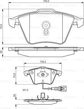 BOSCH 0 986 494 550 - Set placute frana,frana disc aaoparts.ro