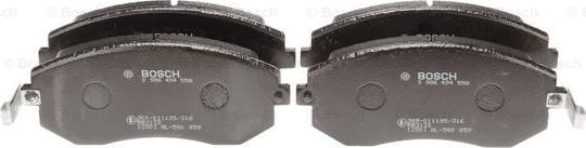 BOSCH 0 986 494 558 - Set placute frana,frana disc aaoparts.ro