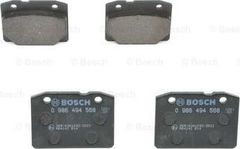 BOSCH 0 986 494 568 - Set placute frana,frana disc aaoparts.ro