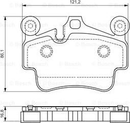 BOSCH 0 986 494 567 - Set placute frana,frana disc aaoparts.ro