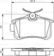 BOSCH 0 986 494 519 - Set placute frana,frana disc aaoparts.ro