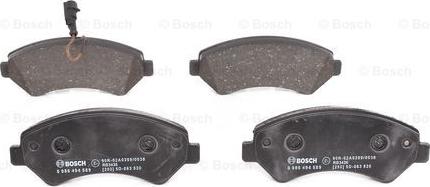 BOSCH 0 986 494 589 - Set placute frana,frana disc aaoparts.ro