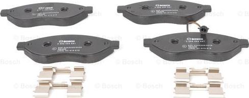 BOSCH 0 986 494 581 - Set placute frana,frana disc aaoparts.ro