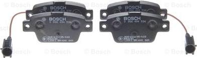 BOSCH 0 986 494 536 - Set placute frana,frana disc aaoparts.ro