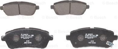 BOSCH 0 986 494 574 - Set placute frana,frana disc aaoparts.ro