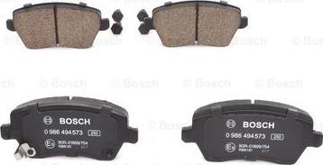 BOSCH 0 986 494 573 - Set placute frana,frana disc aaoparts.ro