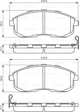 BOSCH 0 986 494 572 - Set placute frana,frana disc aaoparts.ro