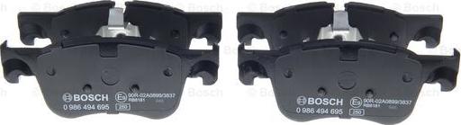 BOSCH 0 986 494 695 - Set placute frana,frana disc aaoparts.ro