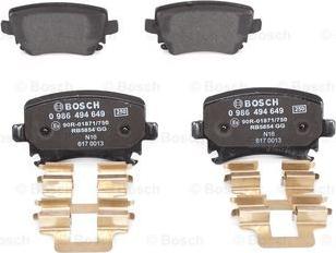 BOSCH 0 986 494 649 - Set placute frana,frana disc aaoparts.ro