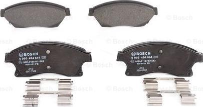 BOSCH 0 986 494 644 - Set placute frana,frana disc aaoparts.ro