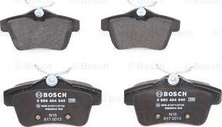 BOSCH 0 986 494 640 - Set placute frana,frana disc aaoparts.ro