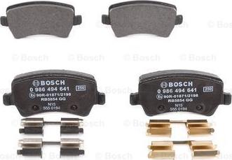 BOSCH 0 986 494 641 - Set placute frana,frana disc aaoparts.ro