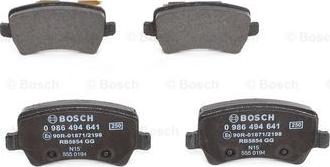 BOSCH 0 986 494 641 - Set placute frana,frana disc aaoparts.ro