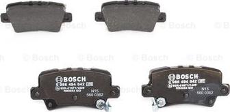 BOSCH 0 986 494 642 - Set placute frana,frana disc aaoparts.ro