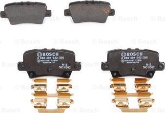 BOSCH 0 986 494 642 - Set placute frana,frana disc aaoparts.ro