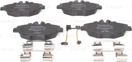 BOSCH 0 986 494 647 - Set placute frana,frana disc aaoparts.ro